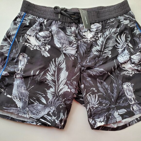 DIESEL - Men's Swim Trunks / Shorts - Medium - New With Tags - Picture 1 of 4